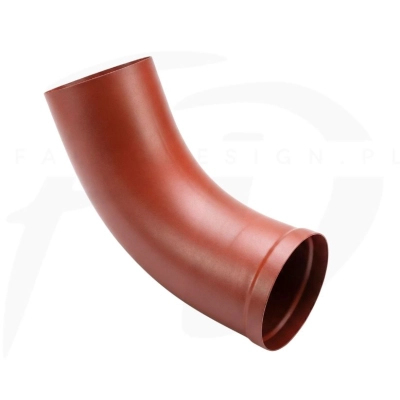 Wylewka stalowa Inguri ⌀ 100 w kolorze ceglastym